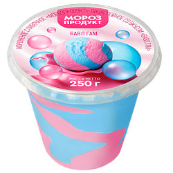 «МОРОЗПРОДУКТ» бабл-гам сливочное стакан пластик